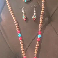 ست گردنی ودستبندو گوشواره