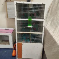 قفس دست ساز با چوب ام دی اف