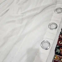 پرده حریر با آستر و دکر شنل|پرده، رانر، رومیزی|اهواز, کیان اباد|دیوار