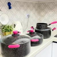 سرویس قابلمه گرانیتی زرین ساب نو|ظروف پخت‌وپز|شیراز, شهرک فرهنگیان|دیوار