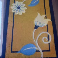 ۲عدد فرش فانتزی|فرش|آستانه اشرفیه, |دیوار