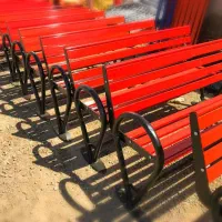 نیمکت آهنی.  نیمکت چوبی.  نیمکت برای حیاط|صندلی و نیمکت|کرج, کمال‌شهر|دیوار