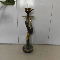 ست قلیان کرنو بزرگ طلایی