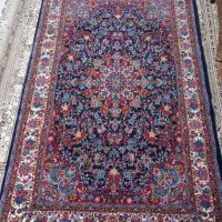 فرش ریزبافت گل ابریشم|فرش|نهاوند, |دیوار