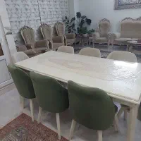 مبلمان ۹نفره و ناهارخوری ۸نفره|مبلمان خانگی و میز عسلی|قم, نوقطار|دیوار