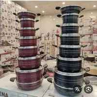 سرویس قابلمه ۱۴ پارچه گرانیتی