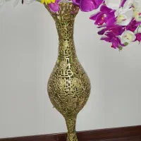 گلدان برنجی سالم و خوش نقش