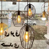 لوستر و آویز سه شعله|لوستر و چراغ آویز|رشت, احمد گوراب|دیوار