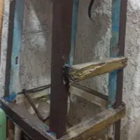 چهارپایه چوبی قوی باچوب ساج