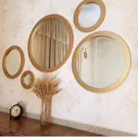 آینه دکوراتیو ۵ تکه در حد نو