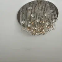 تعدادی لوستر با لامپ و فلش موسیقی و کنترل دار|لوستر و چراغ آویز|شیراز, هفت تنان|دیوار