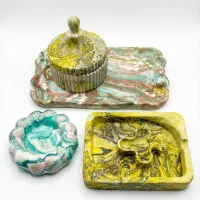 ظروف های رزینی خیلی زیبا|ظروف سرو و پذیرایی|بندرعباس, |دیوار