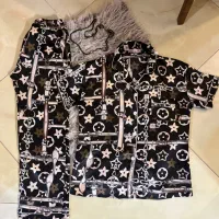 ست راحتی بلوز شلوار زنانه ساتن LV