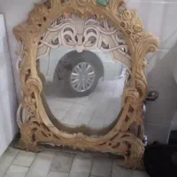 قاب آینه چوبی چوب راش