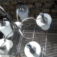 لوستر ۵ شاخه فلزی