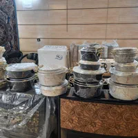 سرویس قابلمه ۷ پارچه گرانیتی|ظروف پخت‌وپز|سنندج, |دیوار