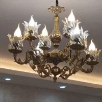 لوستر برنز ۸شعله ۴ شاخه