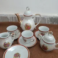 سرویس قهوه خوری قدیمی،ظرف استیل
