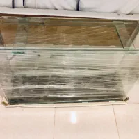 دو عدد آکواریوم شیشه خم