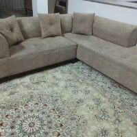 مبل ال در حدنو به همراه جلو مبلی