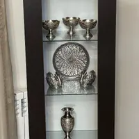 ویترین ام دی اف ۵ طبقه برند کم جا چوب|بوفه، ویترین، کنسول|اصفهان, خواجو|دیوار