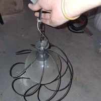 دو عدد لوستر بدون مشکل فنی