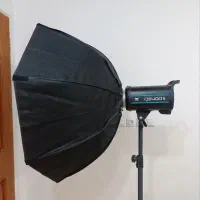 یک جفت فلاش گودکس Qs400II به همراه متعلقات|دوربین عکاسی و فیلم‌برداری|رشت, باهنر|دیوار