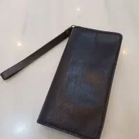 فروش کیف پول دستی چرم طبیعی