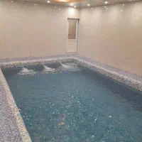 استخر سرپوشیده آبگرم مستقیم ازمالک(خالی)|اجارهٔ کوتاه‌مدت ویلا و باغ|شهریار, شهرک شاهد|دیوار