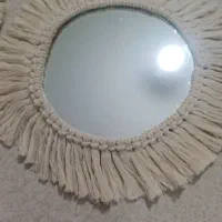 آینه مکرومه وآویز