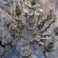 لوستر برنز 16 شعله نو...|لوستر و چراغ آویز|کرمان, |دیوار