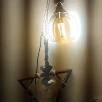 ۲عدد لوستر شیک و کاملا کار دست