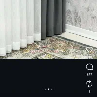 چوب پرده ریلی ۵ متر