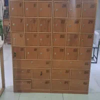 کمد جا موبایلی و مدارک قفل دار چوب راش