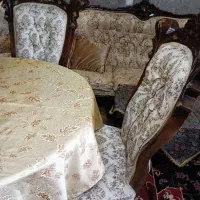 میز غذا خوری 4نفری تمام چوب طرح مبلی سلطنتی