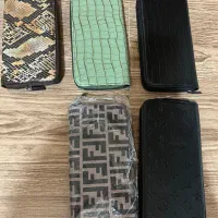 کیف پول و آویز کیف هرمس و دستمال ساتن هرمس