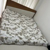 تختخواب دونفره ام دی اف سایز ۱۸۰در۲،تشگ،پاتختی