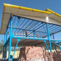 نصاب شیروانی سردری خرپاپوشش سقف سوله