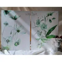 تابلو ۲ تکه|تابلو، نقاشی، عکس|قزوین, |دیوار