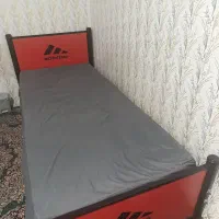 تخت یک نفره+ تشک رویال