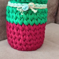 سبدهای تریکودر طرح ورنگ|صنایع دستی و سایر لوازم تزئینی|قوچان, |دیوار