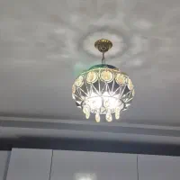 دو عدد لوستر|لوستر و چراغ آویز|سلماس, |دیوار