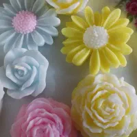 شمع دست ساز بابونه|صنایع دستی و سایر لوازم تزئینی|قرچک, زیبا شهر|دیوار