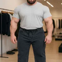 اسلش پنبه لی سایز بزرگ دمپا ساده ۳XL تا ۵XL