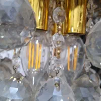 سه عدد لوستر|لوستر و چراغ آویز|قم, باغ کرباسی|دیوار