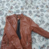 کاپشن چرمی نو