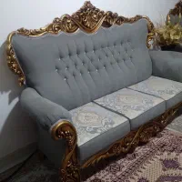 مبل سلطنتی ۷نفره سالم نو نوهستن اصلااستفاده نشدن|مبلمان خانگی و میز عسلی|پیشوا, |دیوار