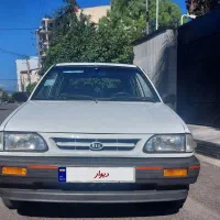 پراید هاچبک 86 سفید تک‌لکه بیمه دار