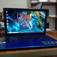 لپ تاپ آبی رنگ برند ASUS با یک ترا هارد