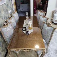 میز وصندلی ناهار خوری ۶نفره سلطنتی در حد آک|میز و صندلی غذاخوری|شهرکرد, |دیوار